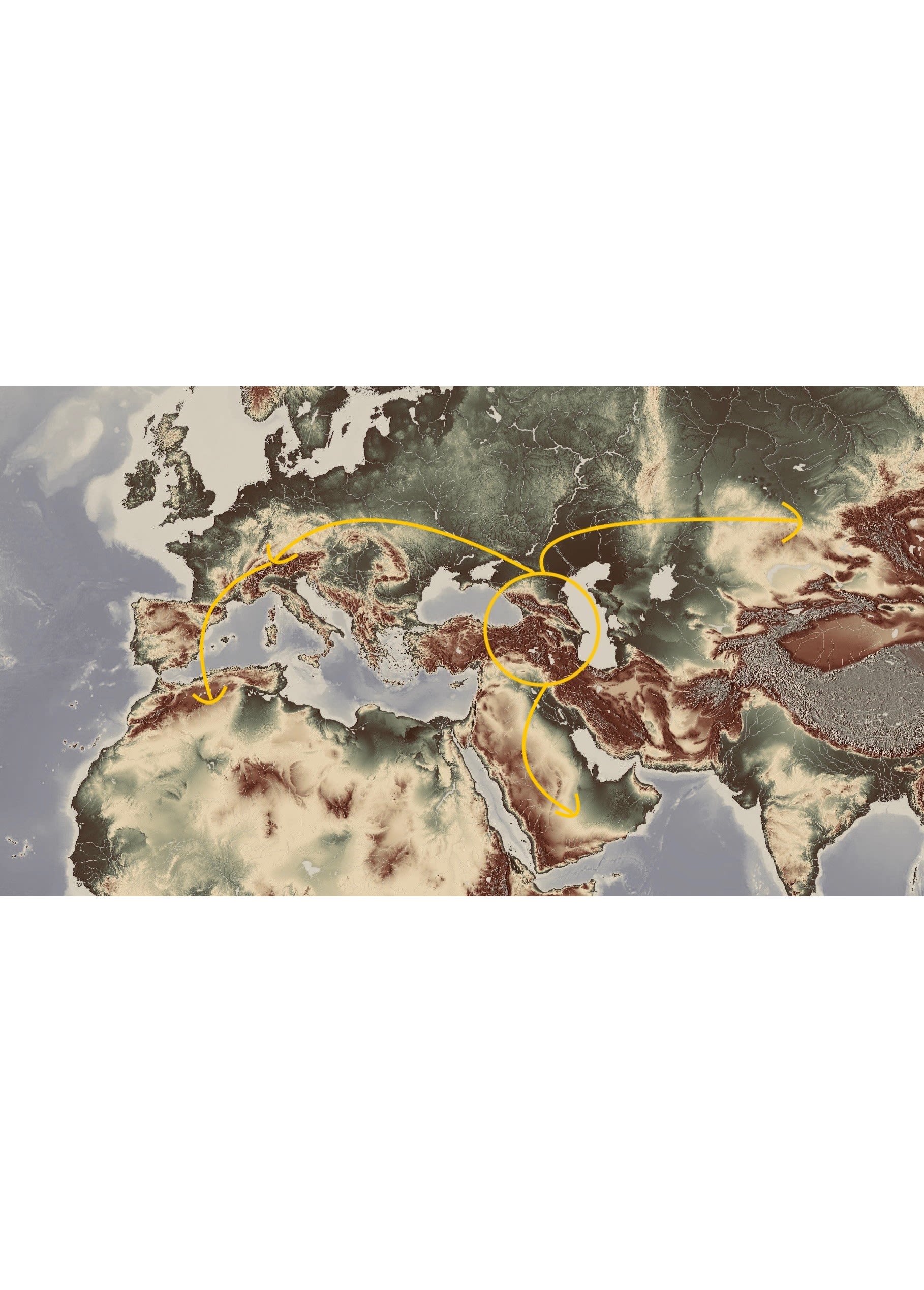 Falkenjagdausbreitung (eigene Markierungen, gestützt auf Medrow, 15). Karte: Pixabay. URL: https://pixabay.com/de/afrika-karte-kontinent-südamerika-1804896/