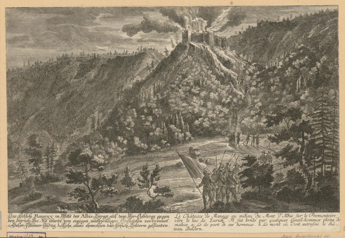 Brand Manegg, Ca. 1730