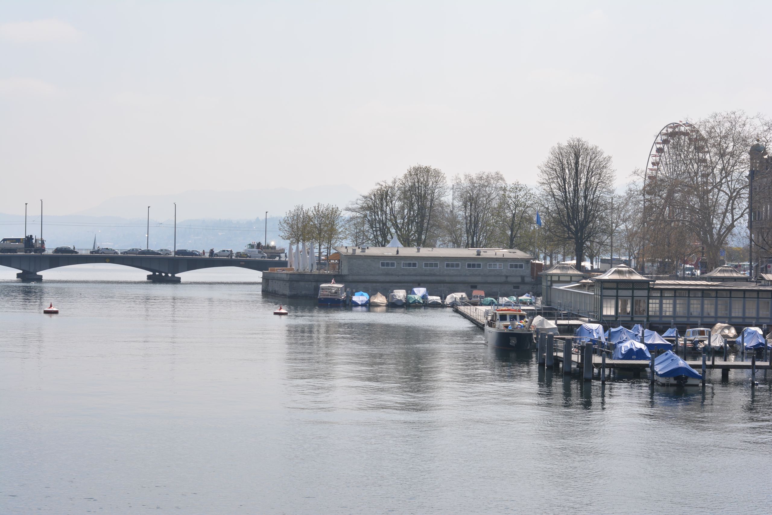 Das Bauschänzli von der Münsterbrücke aus gesehen © Carla Peca, 2019