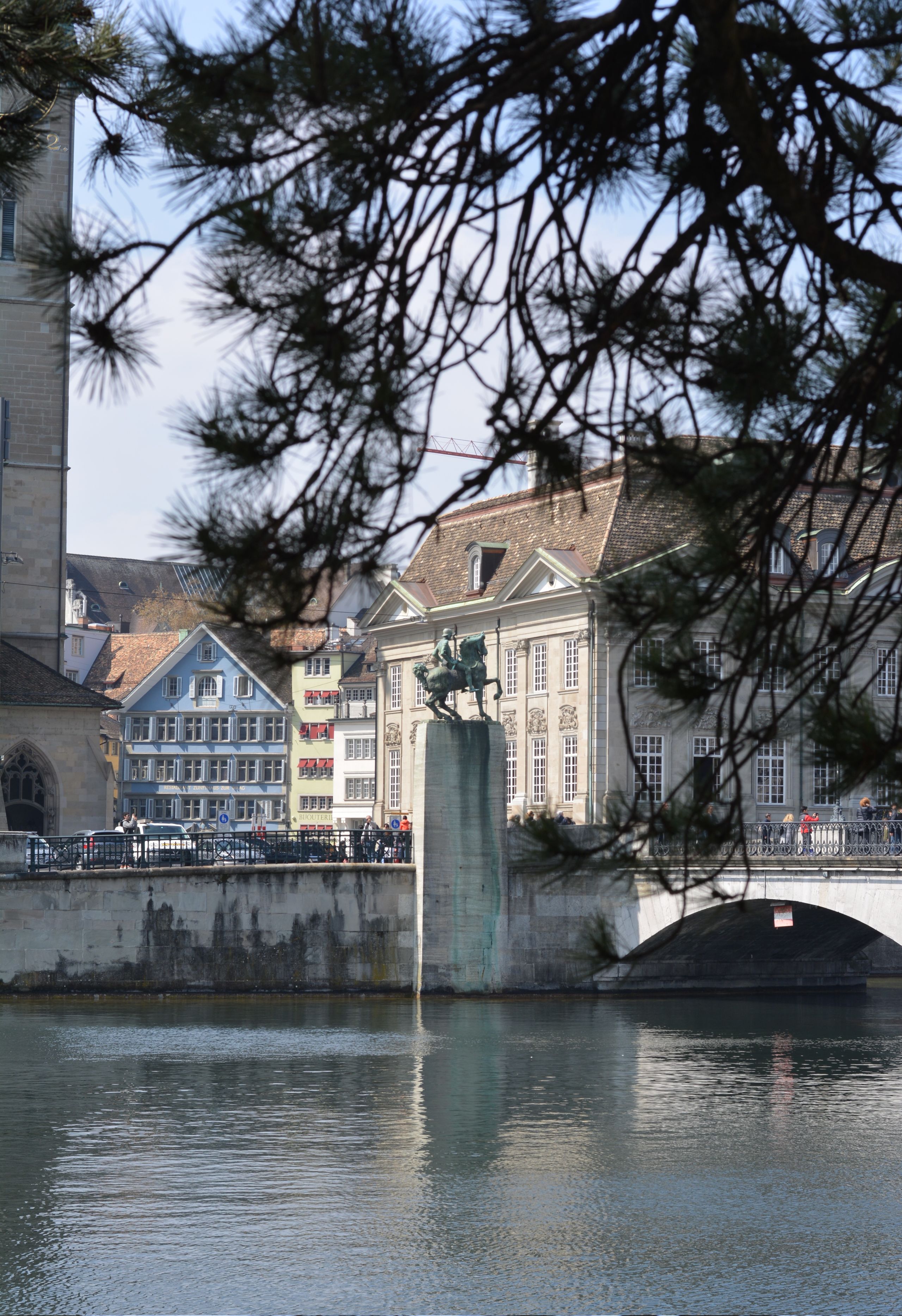 Denkmal für den 1489 geköpften Hans Waldmann an der Münsterbrücke © Carla Peca, 2019